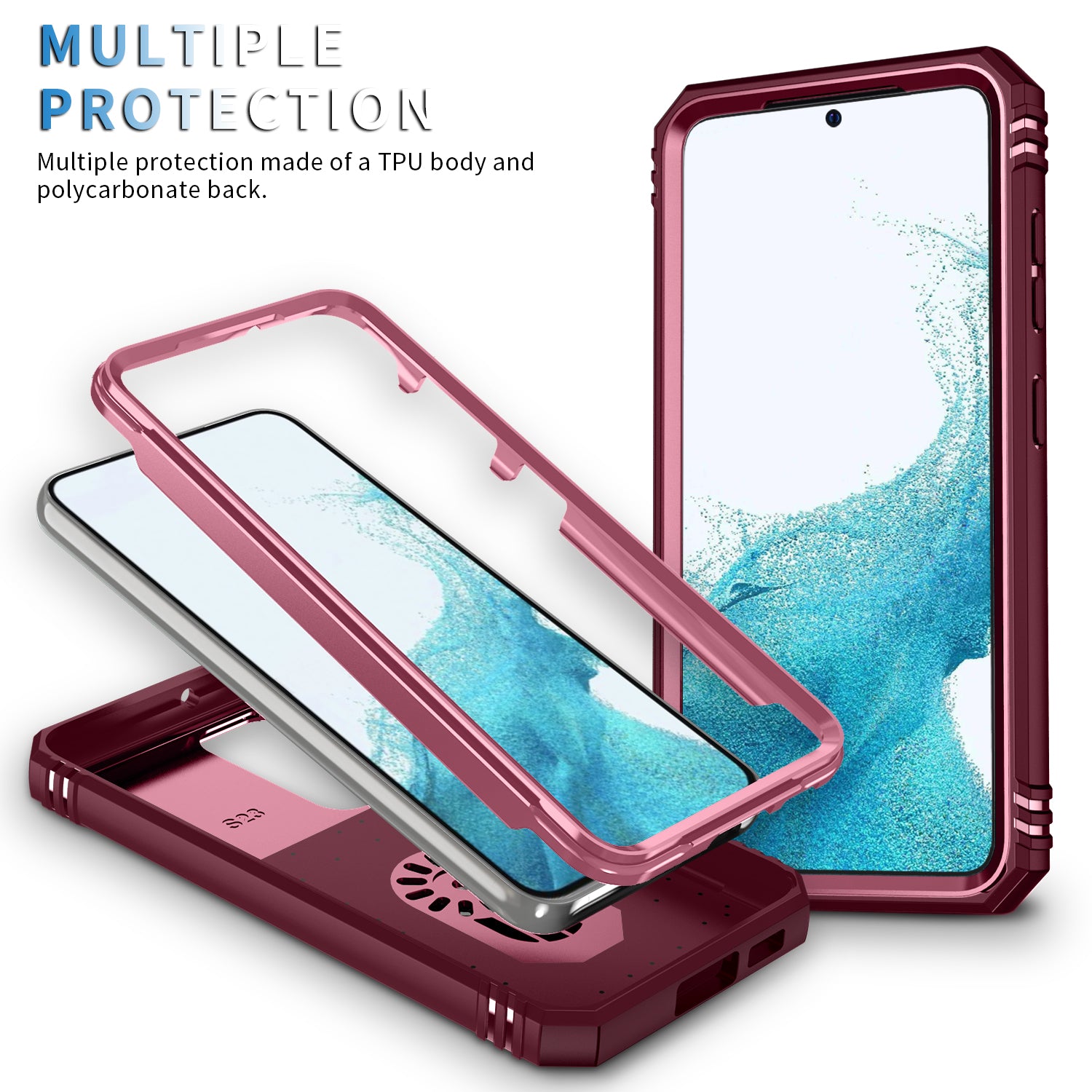 For Samsung Galaxy S23 Anti-fall Phone Case with Ring Kickstand Card Holder Phone Back Cover with Sliding Camera Lid For Samsung Galaxy S23 Anti-fall Phone Case with Ring Kickstand Card Holder Phone Back Cover with Sliding Camera Lid